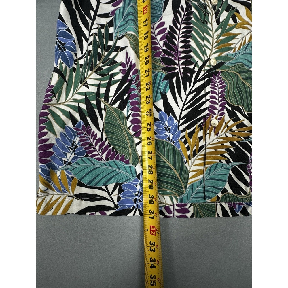 Tommy Bahama Hawaiian Shirt Gentlemen Prefer Fronds Size XXL Silk Blend - Picture 7 of 7